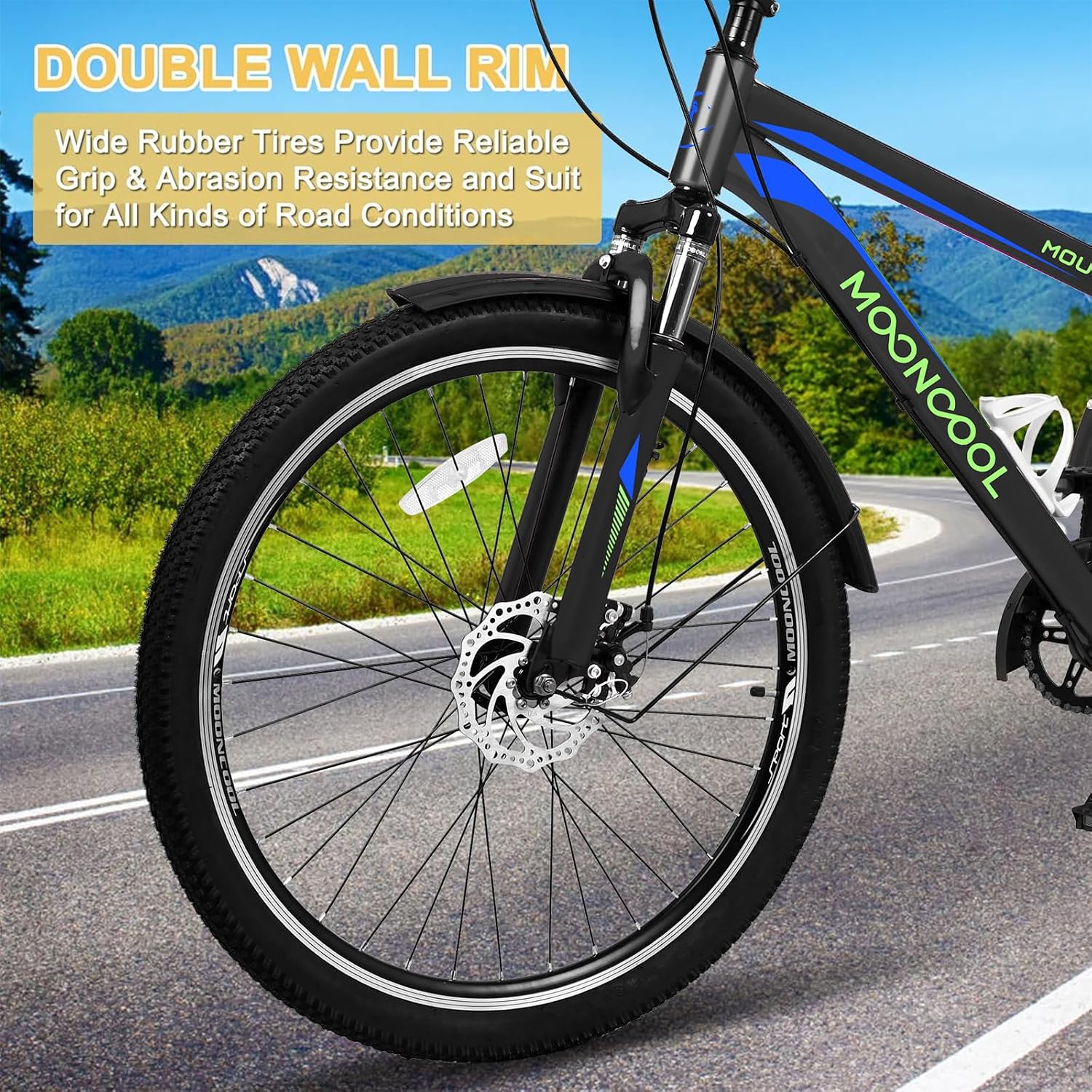 NAIZEA Adult Mountain Tricycle, 7 Speed Three Wheel Cruiser Bike, 27.5 Inch Adults Trikes with Shopping Basket, Exercise Men's Women's Tricycles, Multiple Colors