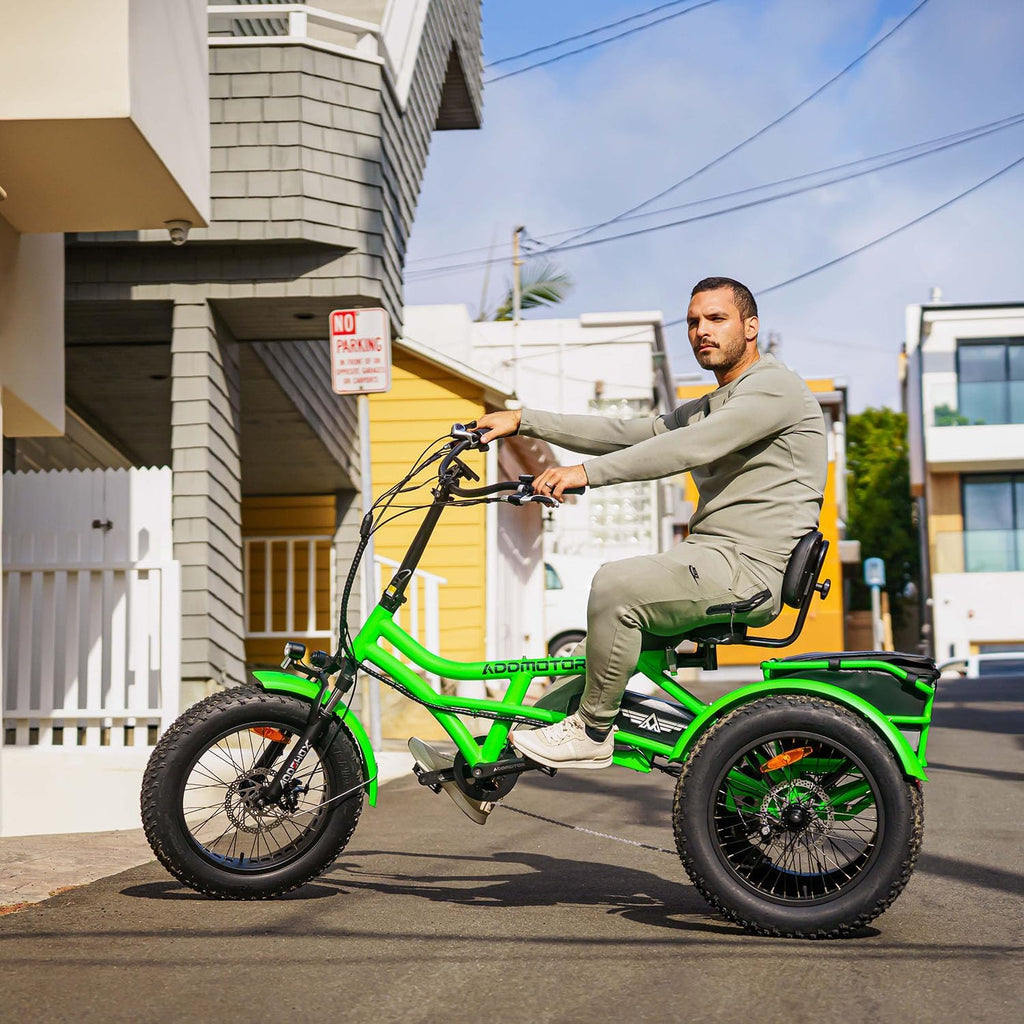 ADDMOTOR ARISETAN Electric Trike for Adults, 750W Rear Motor Electric Tricycle, 85MI 48V 20AH Semi-Recumbent E-Trike, UL2849 3 Wheel Electric Trike