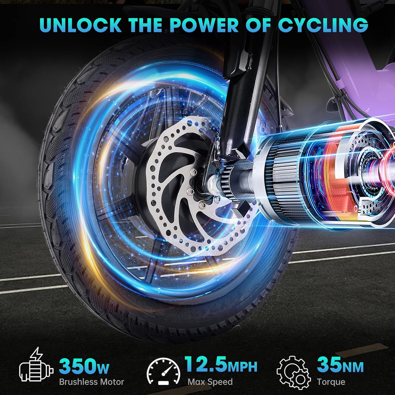 E Trike Electric Bike, 350W(Peak 500W) Brushless Motor Folding Trike, 2 Seats Ebike, 480Wh Removable Battery, Step-Thru 3 Wheel Electric Bicycle, Up to 45 Miles, Tricycle for Adults Parents