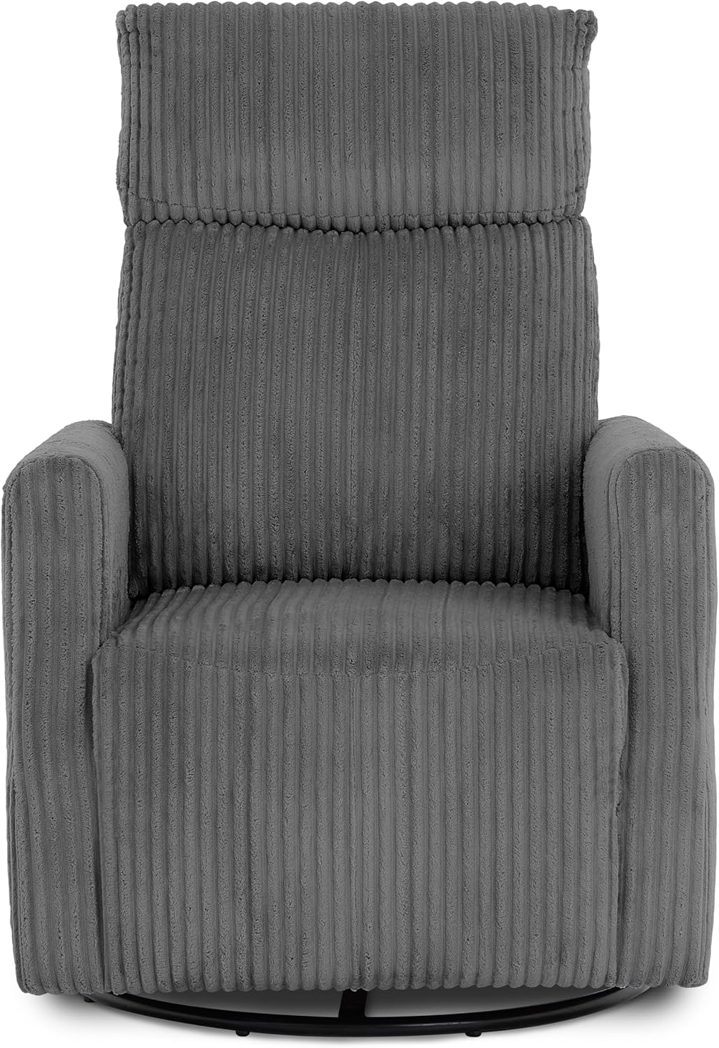 Dream On Me Oliver Swivel Glider with 360-Degree Swivel and Plush Corduroy Fabric, FSC Certified.
