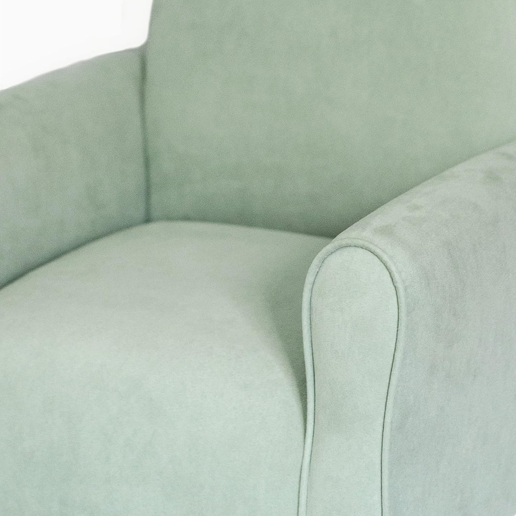 Kid Rocking Chair for Toddlers, Child Chair for Little Kids, Upholstered Toddler Armchair for Children, Comfy and Cute Little Kid Chairs (Rockers, Seafoam Green)