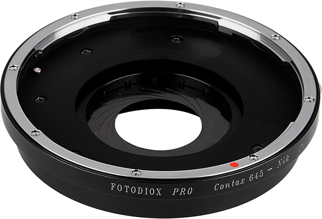 Fotodiox Pro IRIS Lens Mount Adapter Compatible with Contax 645 Lenses to Nikon F-Mount Cameras