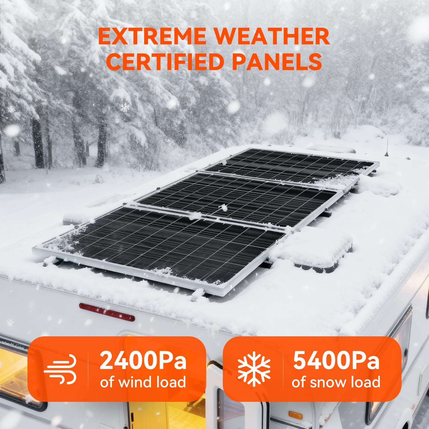 RICH SOLAR 150 Watt 12 Volt 18BB Cell Monocrystalline Solar Panel N-Type Cells High Efficiency Solar Module Charge Battery for RV Marine Boat Off Grid