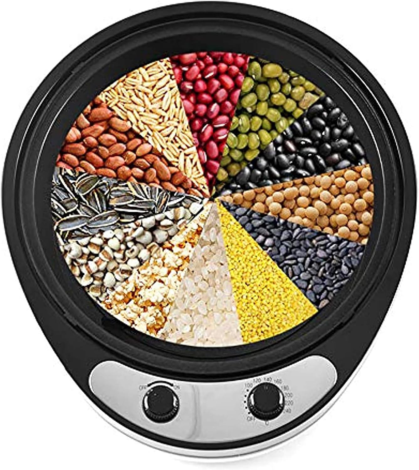 Coffee Machine Electric Coffee Roaster Machine Coffee Bean Roasting Machine for Home Use with Temperature Adjustment, for Baking Coffee, Raw Beans, Tea, Grains and Sesame