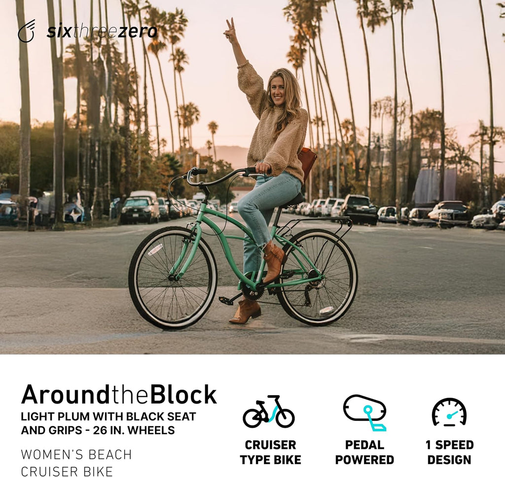 sixthreezero Around The Block Women's Beach Cruiser Bike