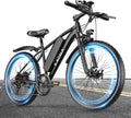 Electric Bike for Adults，1000W Electric Mountain Ebike，25MPH 40Miles,Electric Dirt Bike, 7-Speed, 26' Tires,Removable Battery, Shock Absorber, Commuter E-Bike.