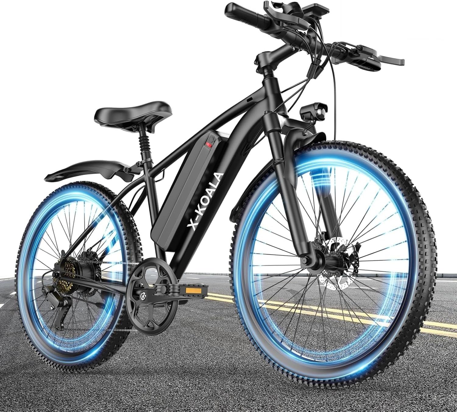 Electric Bike for Adults，1000W Electric Mountain Ebike，25MPH 40Miles,Electric Dirt Bike, 7-Speed, 26' Tires,Removable Battery, Shock Absorber, Commuter E-Bike.