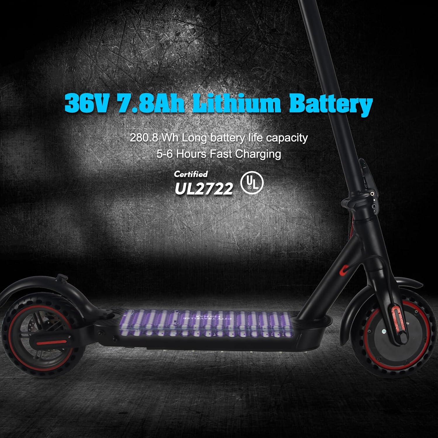 Electric Scooter for Adults, 350W/800W Motor, 15/22/34 Miles Range, 8.5/10' tire, Folding E-Scooter with Dual Suspension, Teenage Off-Road E Scooter