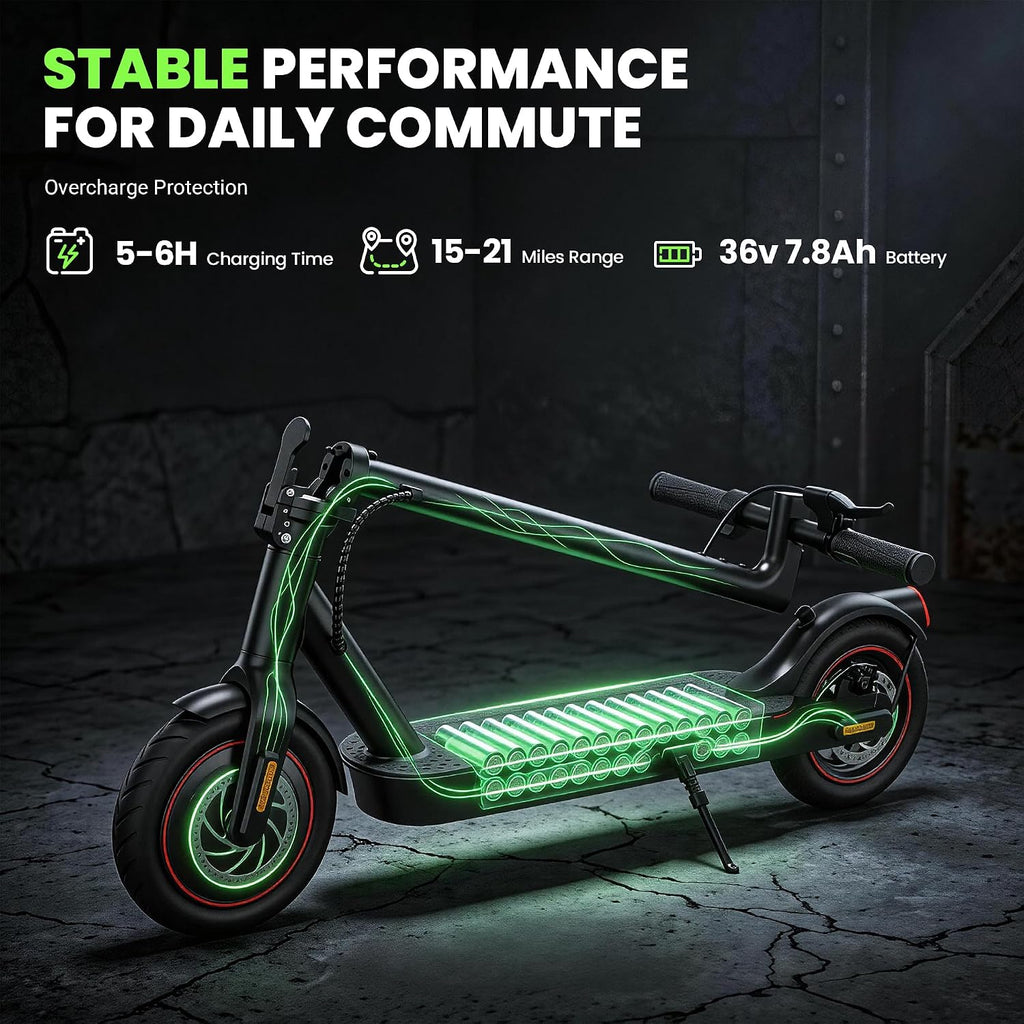 Electric Scooter, 500W/750W Powerful Motor, 22/25 MPH Top Speed & 23/28 Miles Range, 9.3'/10' Tires, Foldable Commuter Scooter for Adults and Teens with Dual Braking,Cruise Control,APP Control