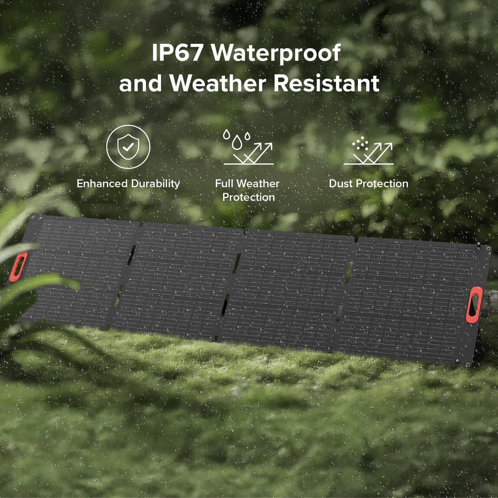 ExpertPower AC200PL Solar Generator w/ 1x 300W Panel, 2304Wh/2400W LiFePO₄ Portable Power Station (3600W Surge), 4×120V AC, TT-30, USB-C 100W×2, 2400W AC & 1200W Solar Input for RV, Camping, Backup