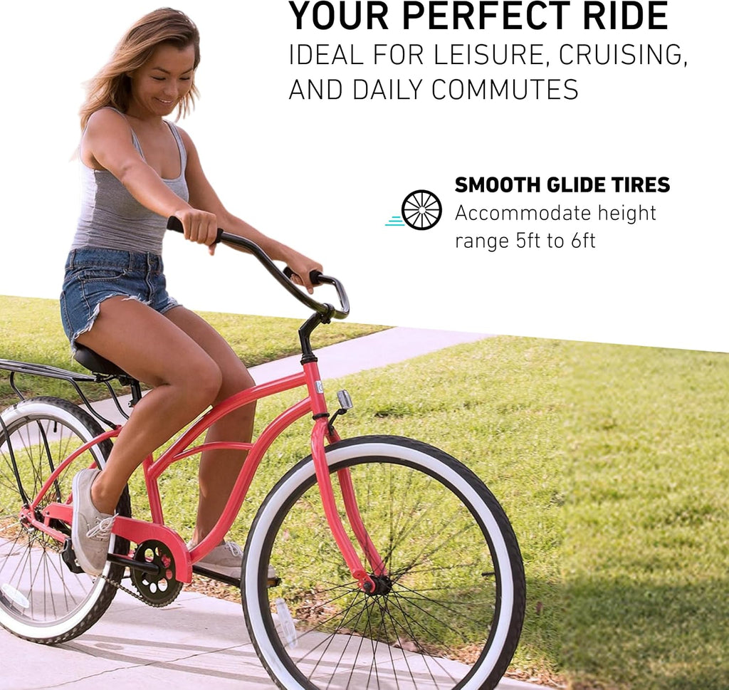 sixthreezero Around The Block Women's Beach Cruiser Bike