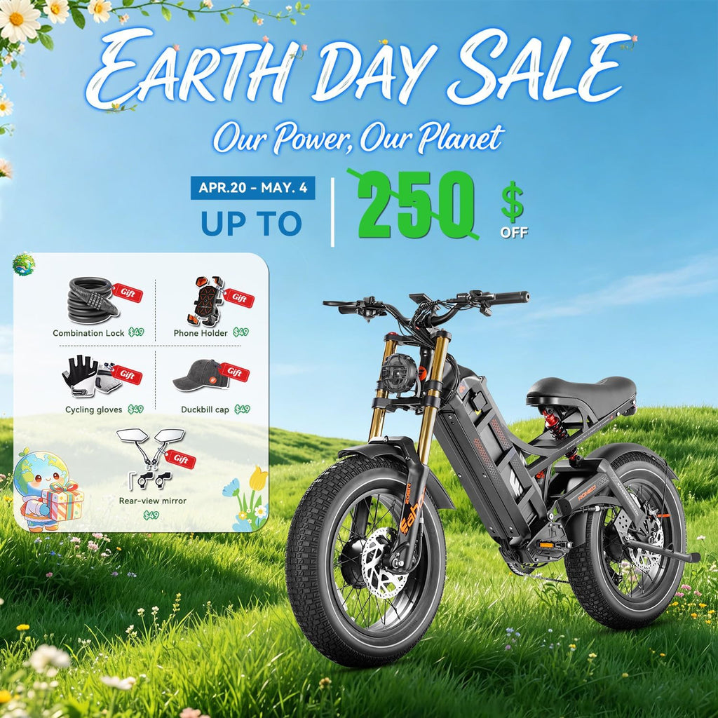 2026 eAhora Romeo Pro 3/2 50-46 Mph Electric Bike for Adults, 5600W/4000W/2500W Dual Motor Ebike 60V 80Ah/52V 70Ah Battery 200 Miles Long Range, 26*4.0'/20*4.5' Fat Tire, Full Suspension, All Terrain