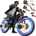 eAhora 2026 Romeo Pro3/2 50/46Mph Ebike 5600/4000W Dual Motor 200+Miles Electric Bike for Adults, 52V/70Ah 60V/80Ah Long Range 26 * 4.0' Fat Tire Full Suspension Electric Mountain Bike