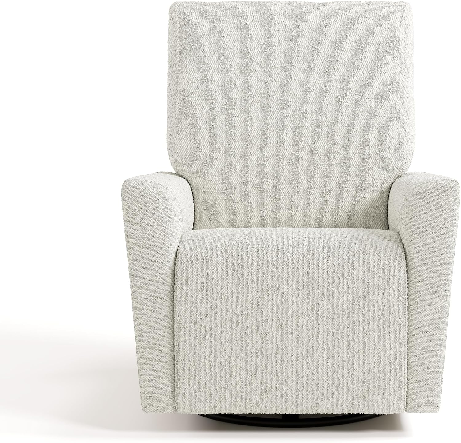 Storkcraft Santorini Deluxe Power Recliner Swivel Glider (Ivory Boucle) – Premium Electronic Power Recliner for Nursery, Includes Dual-USB Charging Port for USB-A & USB-C, Glider Rocking Chair