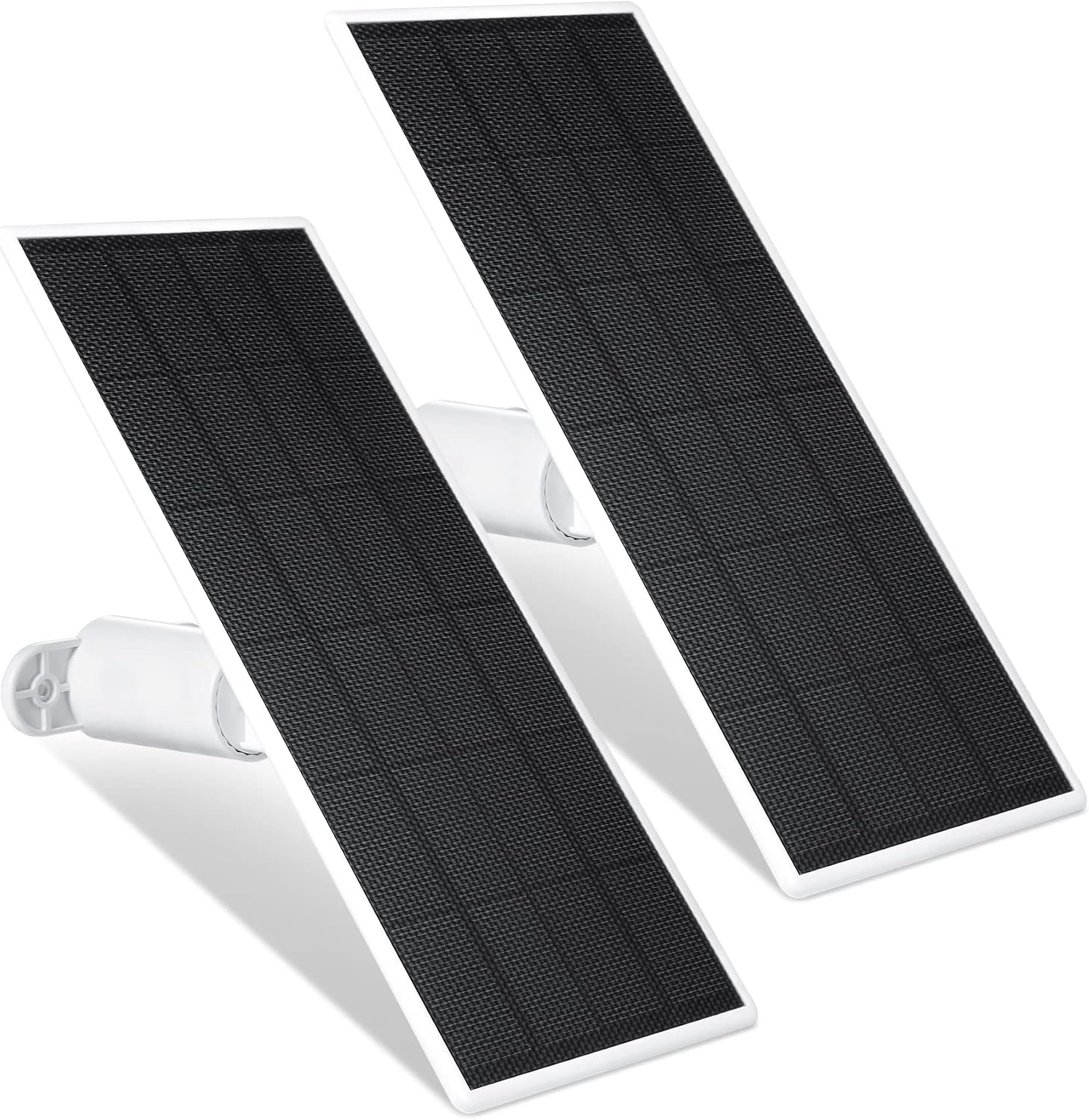 Wasserstein Solar Panel, Solar Panel Charger for Google Nest Cam Outdoor or Indoor, Battery - 2.5W Solar Power - Camera Solar Panels Made for Google Nest (2 Pack)