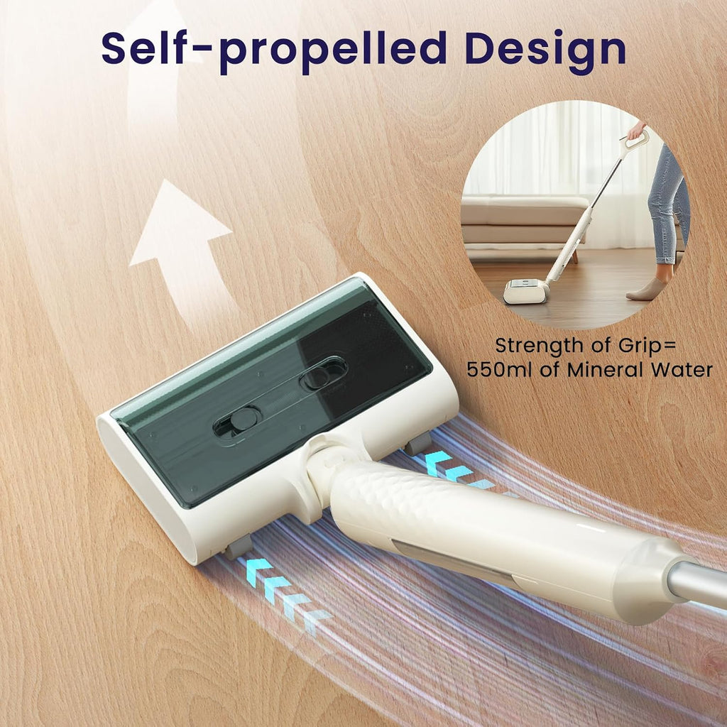 Lefant Cordless Wet Dry Vacuum Mop,Vacuum Cleaner for Home with 60 Mins Runtime,180° Lay-Flat,2 Adjustable Cleaning Modes,Anti-Tangle,Lightweight Stick Vacuum for Carpet,Pet Hair,Hardwood Floor LS100