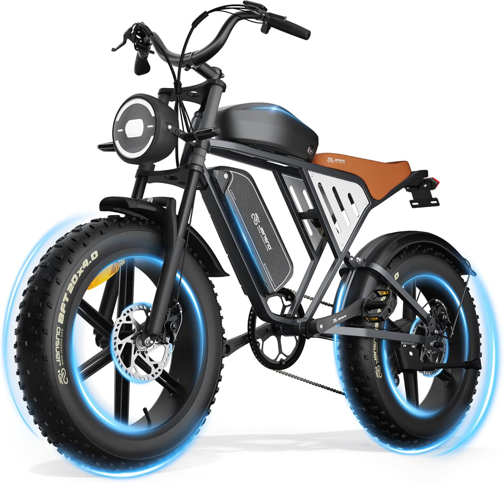 Electric Bike 20' x 4.0 Electric Bike for Adults with 1000W Brushless Motor with Unlockable Rage Mode, 48V 34Ah Removable Dual Batteries, 31MPH 120 Miles Long Cruising Range,7-Speed ebike UL Certified