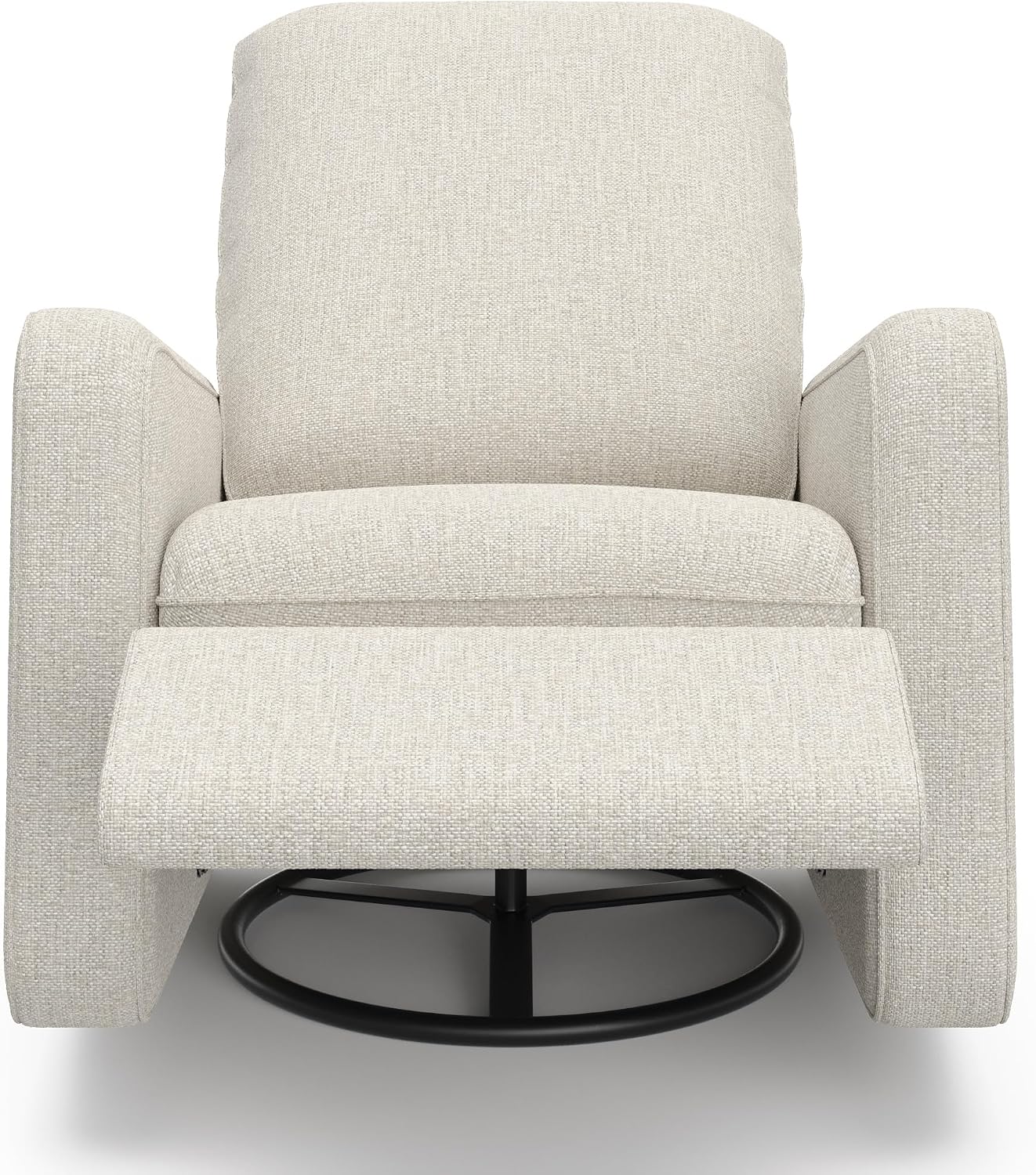 Graco Teddi Power Recliner Swivel Glider, Electronic Power Recline, Oeko-TEX 100 Certified, USB-A & USB-C Charger, Premium Cushioning & Comfort – (Dune Basketweave)
