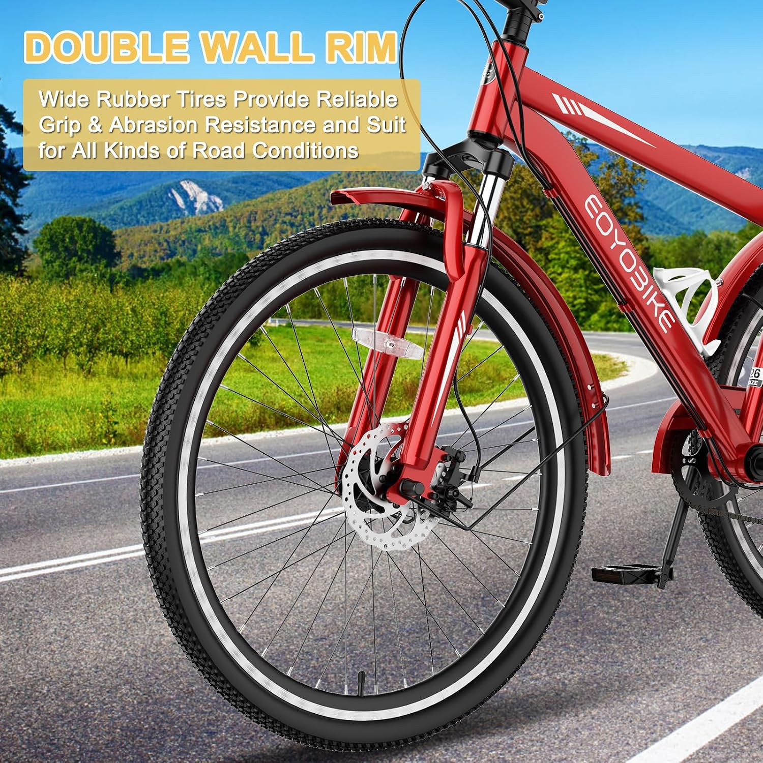 NAIZEA Adult Mountain Tricycle, 7 Speed Three Wheel Cruiser Bike, 27.5 Inch Adults Trikes with Shopping Basket, Exercise Men's Women's Tricycles, Multiple Colors