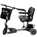 SNAPnGO Three Wheel Portable Mobility Adult Scooter - Aircraft-Grade Aluminum Frame for Top Speeds of 5mph and 13-Mile Range - Folding Feature, 250W Motor, Quick Charge 36V Lightweight Battery