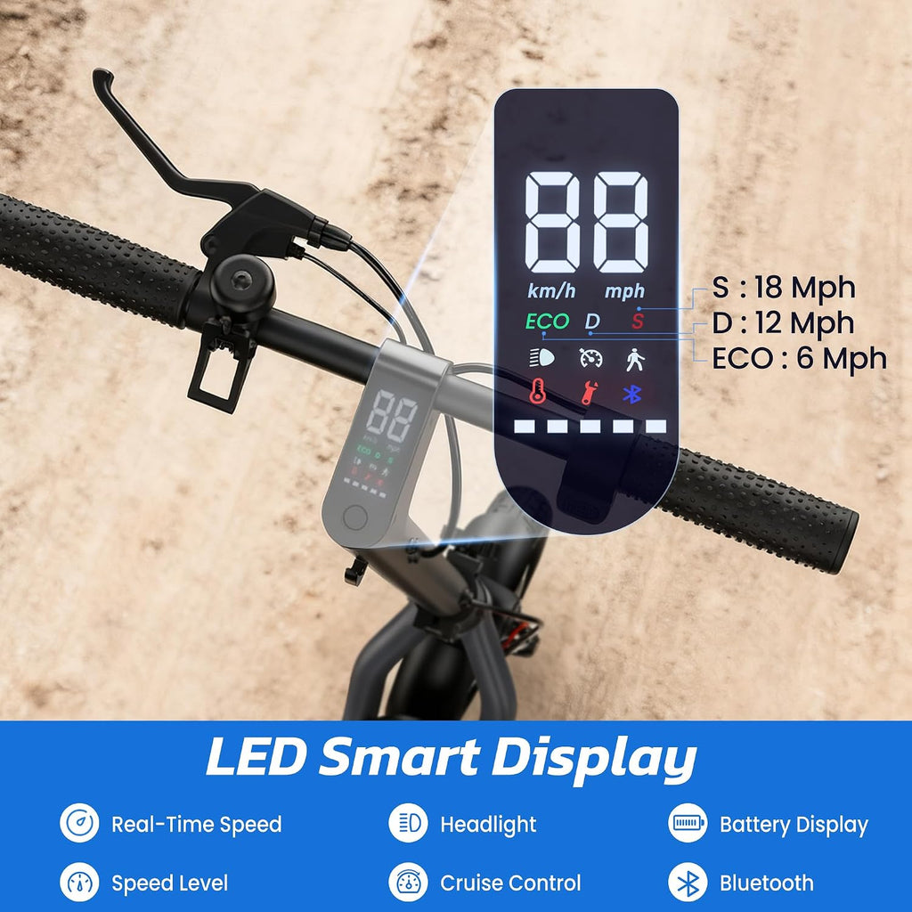 Electric Scooter, 500W/750W Powerful Motor, 22/25 MPH Top Speed & 23/28 Miles Range, 9.3'/10' Tires, Foldable Commuter Scooter for Adults and Teens with Dual Braking,Cruise Control,APP Control