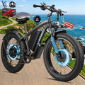 9000W Peak Dual Motor Ebike,58V Max-Output 1972Wh Electric Bike for Adults,44-47MPH Fast Ebike,Long Range Battery Up to 105 Miles,24'×4.0 Fat Tires Electric Mountain Bike for Snow Off-Road
