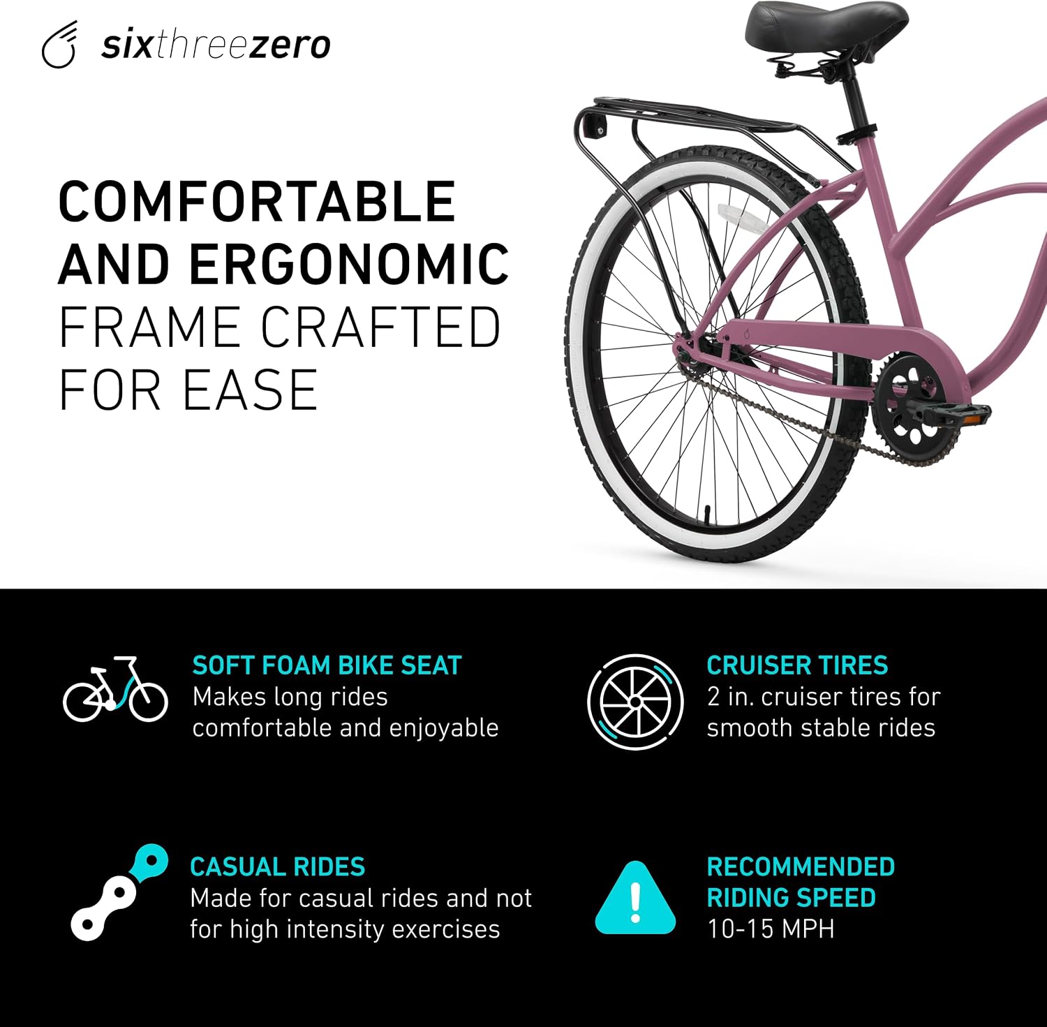 sixthreezero Around The Block Women's Beach Cruiser Bike