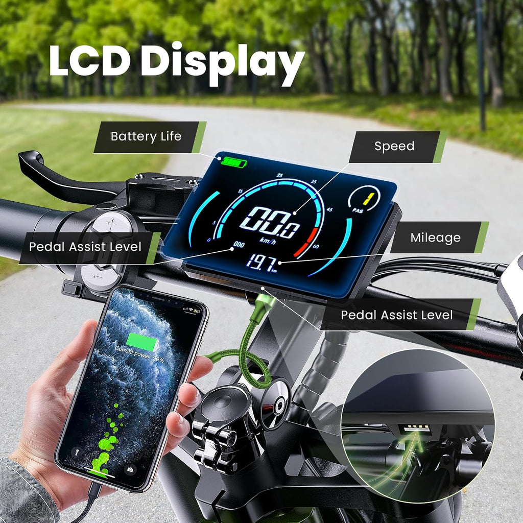 DriftGod Electric Bike for Adults, 3500W Ebike, 50MPH 100Miles Electric Mountain Bike, 26' X 4Fat Tire Adult Electric Bicycle with 52V 40AH Battery E Bikes, Full Suspension Electric Dirt Bike