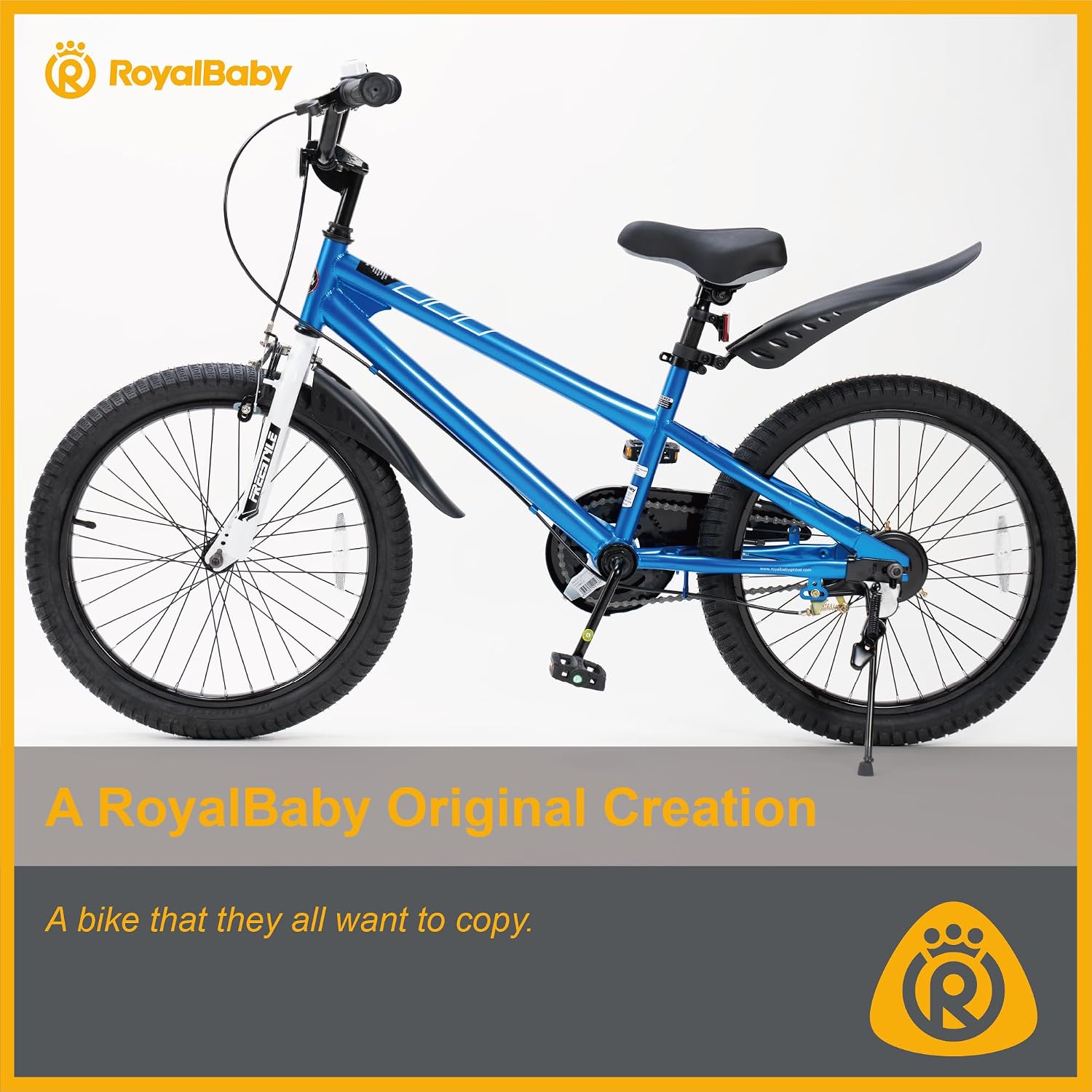 RoyalBaby Kids Bike with Dual Handbrake for Beginners,12 14 16 18 20 Inch Bicycle for Boys & Girls Ages 3-10 Years