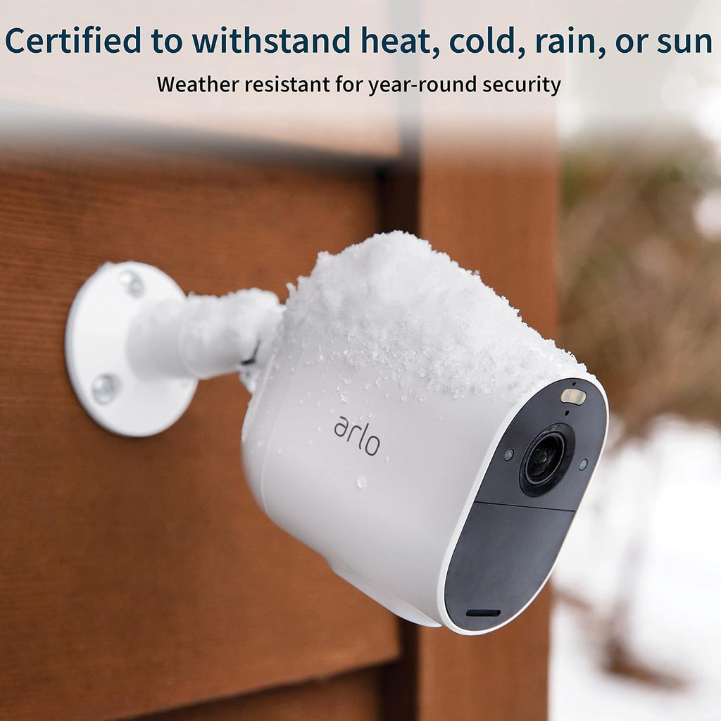 Arlo Essential Spotlight Camera - 2 Count (Pack of 1) Wireless Security, 1080p Video, Color Night Vision, Way Audio, Wire-Free, Direct to WiFi No Hub Needed, Compatible with Alexa, White, VMC2230