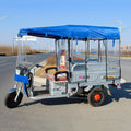 Ideal for Heavy Duty Electric Tricycle,Adult Tricycle Cover,Motorcycles or SANBENGZI Outdoor Riding, 3-Wheel Bike Riding from Rain,Dust,and Sun ( Color : Blue , Size : W:110cm/43in L:160cm/63in )