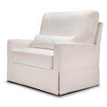 Namesake Crawford Pillowback Chair and a Half Comfort Swivel Glider in Performance Cream Eco-Weave, Water Repellent & Stain Resistant, Greenguard Gold & CertiPUR-US Certified