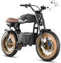 eAhora DL2000 (2025 Version) Electric Bike for Adults, Peak 4000W/1700W 44MPH/36MPH Dual/Single Motor Ebike, 52V 30Ah 60-90 Miles Long Range Electric Bicycle, Fat Tire Full Suspension Hydraulic Brake