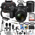 Nikon Z6 II Mirrorless Camera with 24-70mm f/4 Lens Bundle + Wireless Microphone System + Accessory Package Including 64GB Memory, U-Grip, Case, Tripod, Software and More (38 Items)