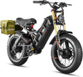 Eahora Romeo Pro/Romeo 2/Romeo Ultra 34-43Mph 1600-3000W Electric Bike for Adults 48-60V 60-70Ah 200Miles Long Range, 20*4.5/26*4.0' Fat Tire Full Suspension, All Terrain, Hydraulic Brake, APP Control