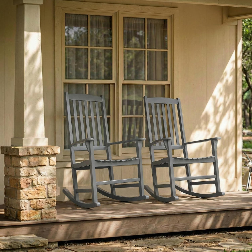 Cambridge Casual Bentley Porch Rocking Chair, Slate Gray