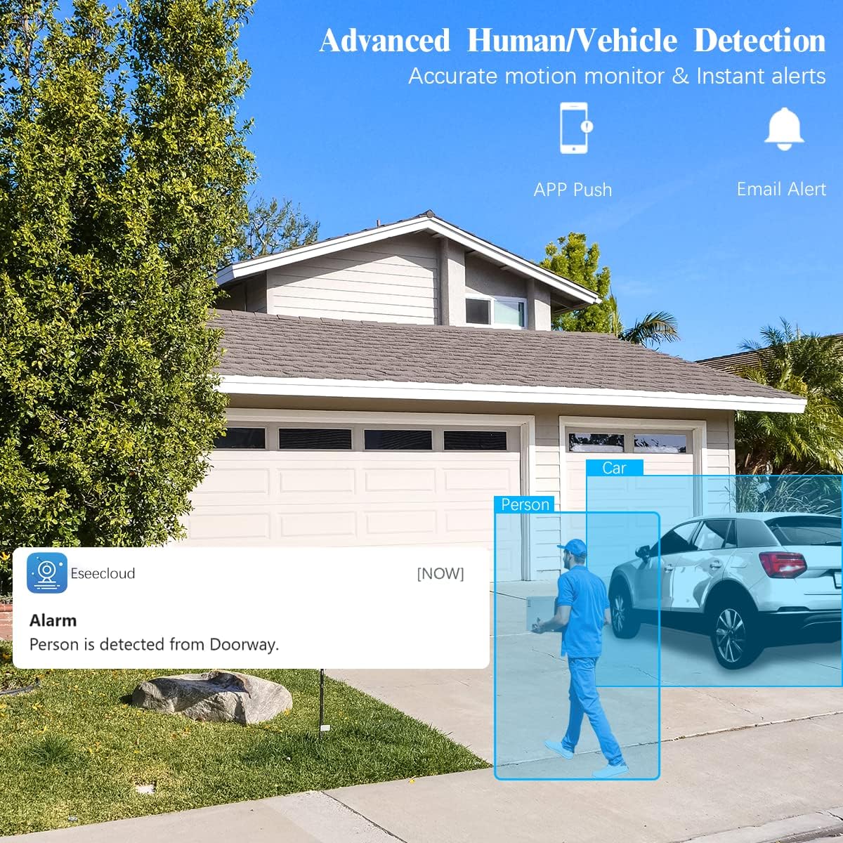 (2026 Update) 4K PoE Security Camera System, 6 Wired Dome Cameras Outdoor Indoor, 130° Wide Angle, 8CH NVR with 2TB HDD, Built-in Mic, Free App Remote Access, No Monthly Fee, 45 Days Recording