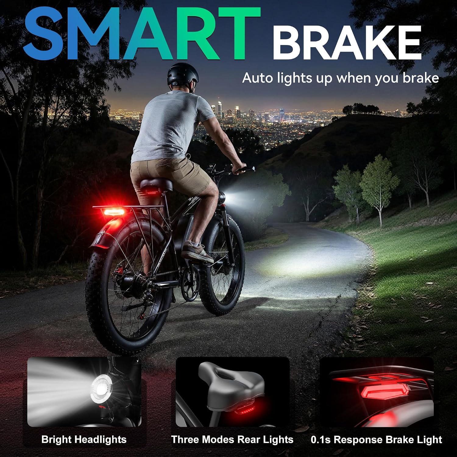 Dual Motor Ebike 9000W Peak with 58V Max-Output 36AH Battery for Adults 24' Fat Tire Smart Display 47MPH 35-105Miles Electric Bike with Frame Bag for Travel