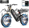 2026 eAhora Romeo Pro 3/2 50-46 Mph Electric Bike for Adults, 5600W/4000W/2500W Dual Motor Ebike 60V 80Ah/52V 70Ah Battery 200 Miles Long Range, 26*4.0'/20*4.5' Fat Tire, Full Suspension, All Terrain
