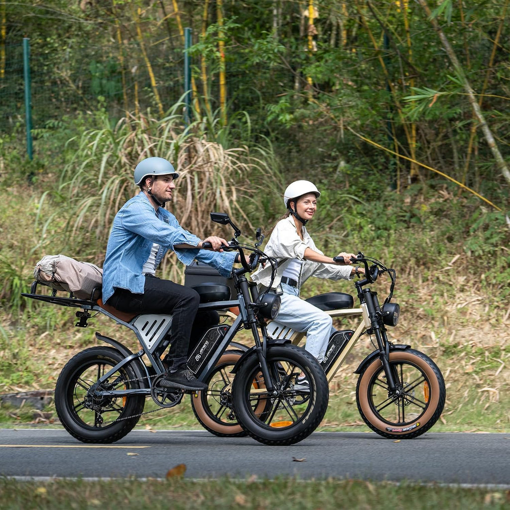 Electric Bike 20' x 4.0 Electric Bike for Adults with 1000W Brushless Motor with Unlockable Rage Mode, 48V 34Ah Removable Dual Batteries, 31MPH 120 Miles Long Cruising Range,7-Speed ebike UL Certified