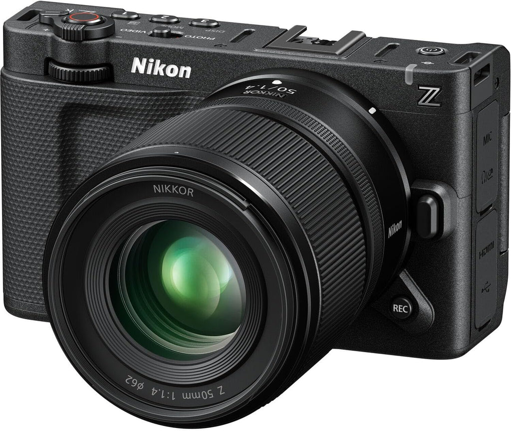 Nikon ZR Cinema Camera with 50mm f/1.4 Lens + 128 GB Memory + Extra Battery + Camera Case + Tripod + More (29pc Bundle)
