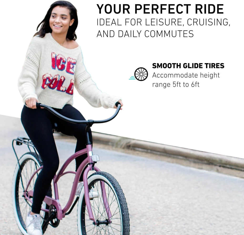 sixthreezero Around The Block Women's Beach Cruiser Bike