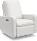 Graco Teddi Power Recliner Swivel Glider, Electronic Power Recline, Oeko-TEX 100 Certified, USB-A & USB-C Charger, Premium Cushioning & Comfort – (Ivory Basketweave)