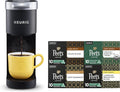 Keurig K-Mini Single Serve Coffee Maker with Peet's Coffee Dark, Medium, & Light Roast Variety Pack, 40 K-Cup Pods