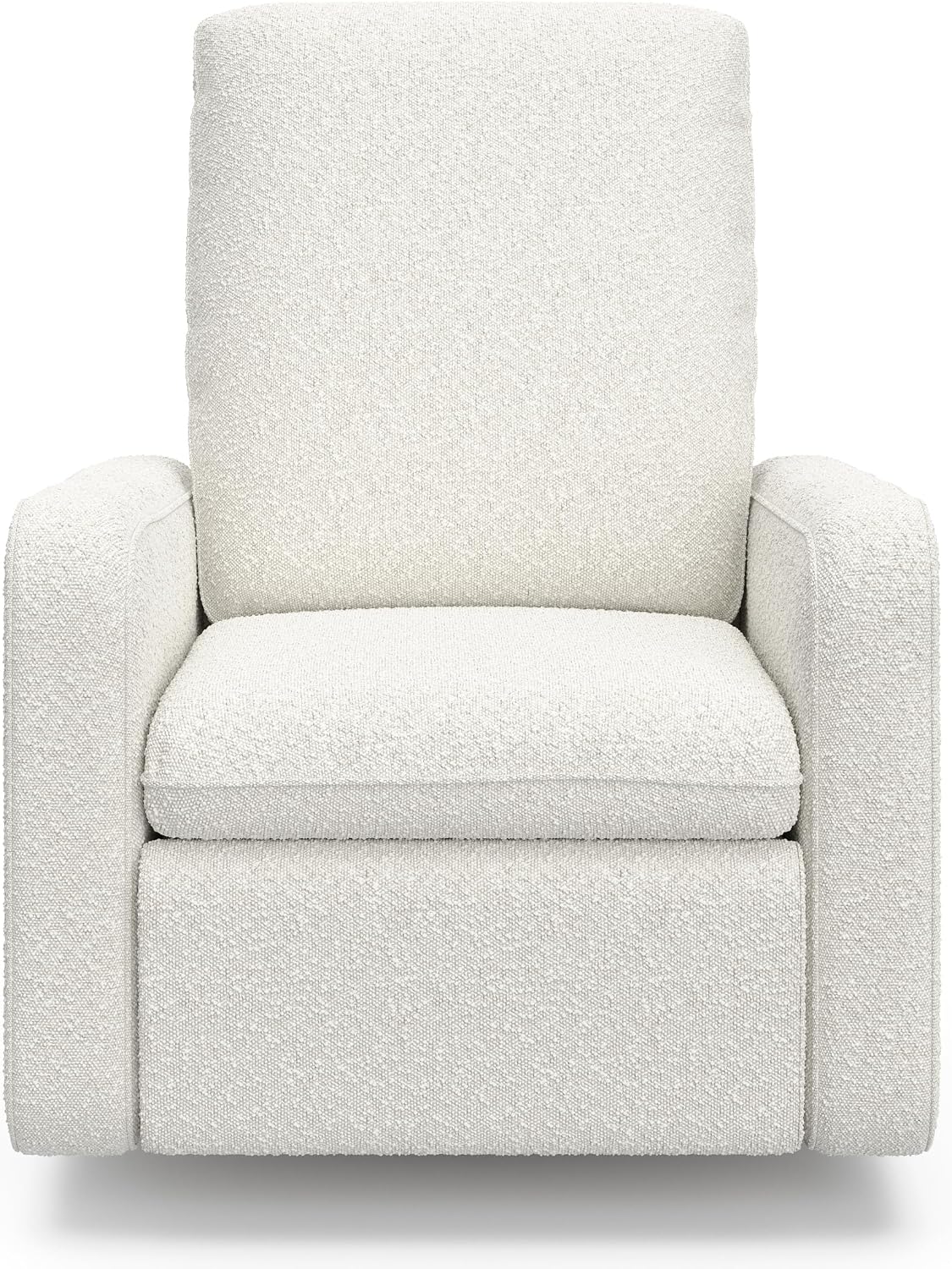 Graco Teddi Power Recliner Swivel Glider, Electronic Power Recline, Oeko-TEX 100 Certified, USB-A & USB-C Charger, Premium Cushioning & Comfort – (Ivory Boucle)