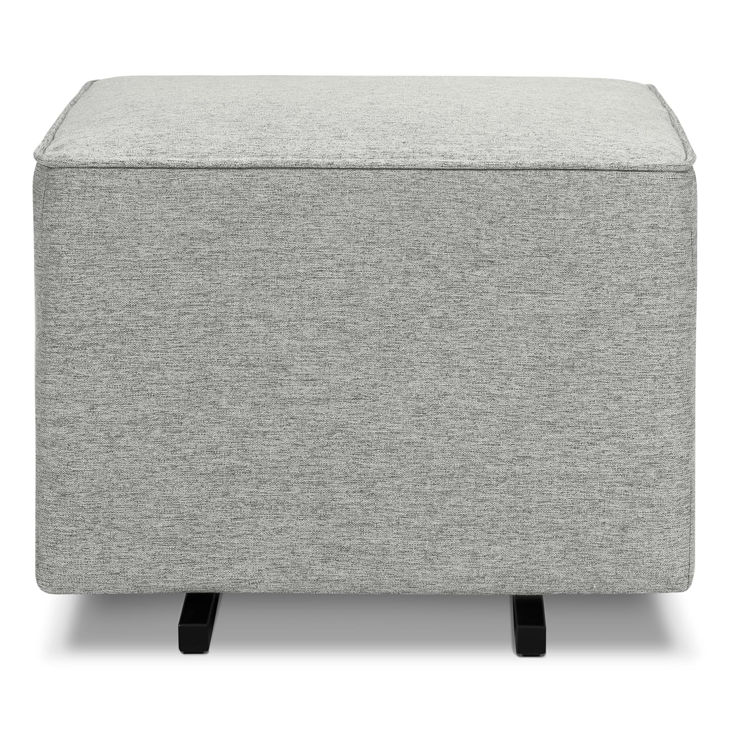 Davinci Universal Gliding Ottoman in Frost Grey, GREENGUARD Gold & CertiPUR-US Certified