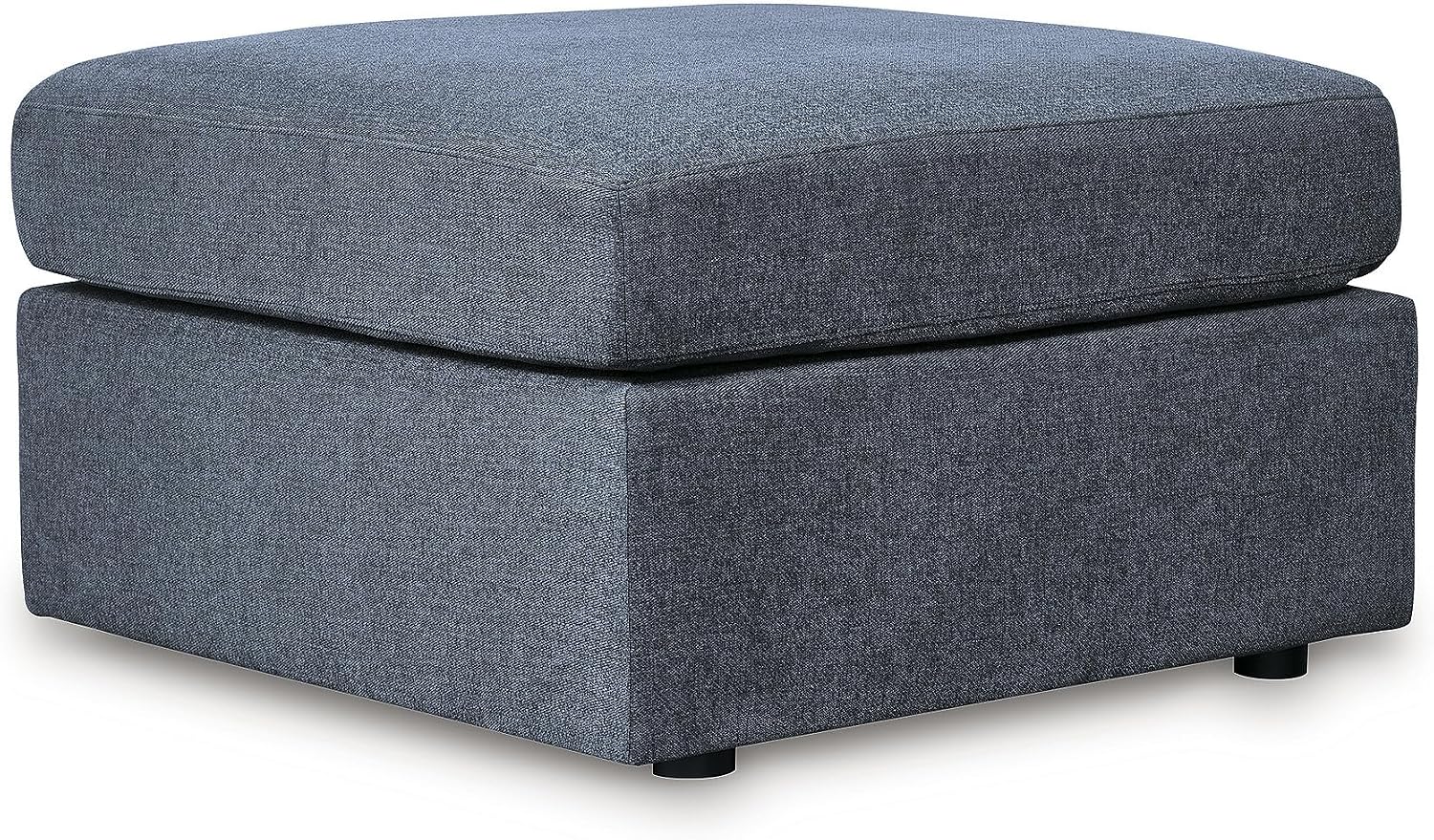 Signature Design by Ashley Modmax Casual Stain Resistant Upholstered Oversized Accent Ottoman, Blue