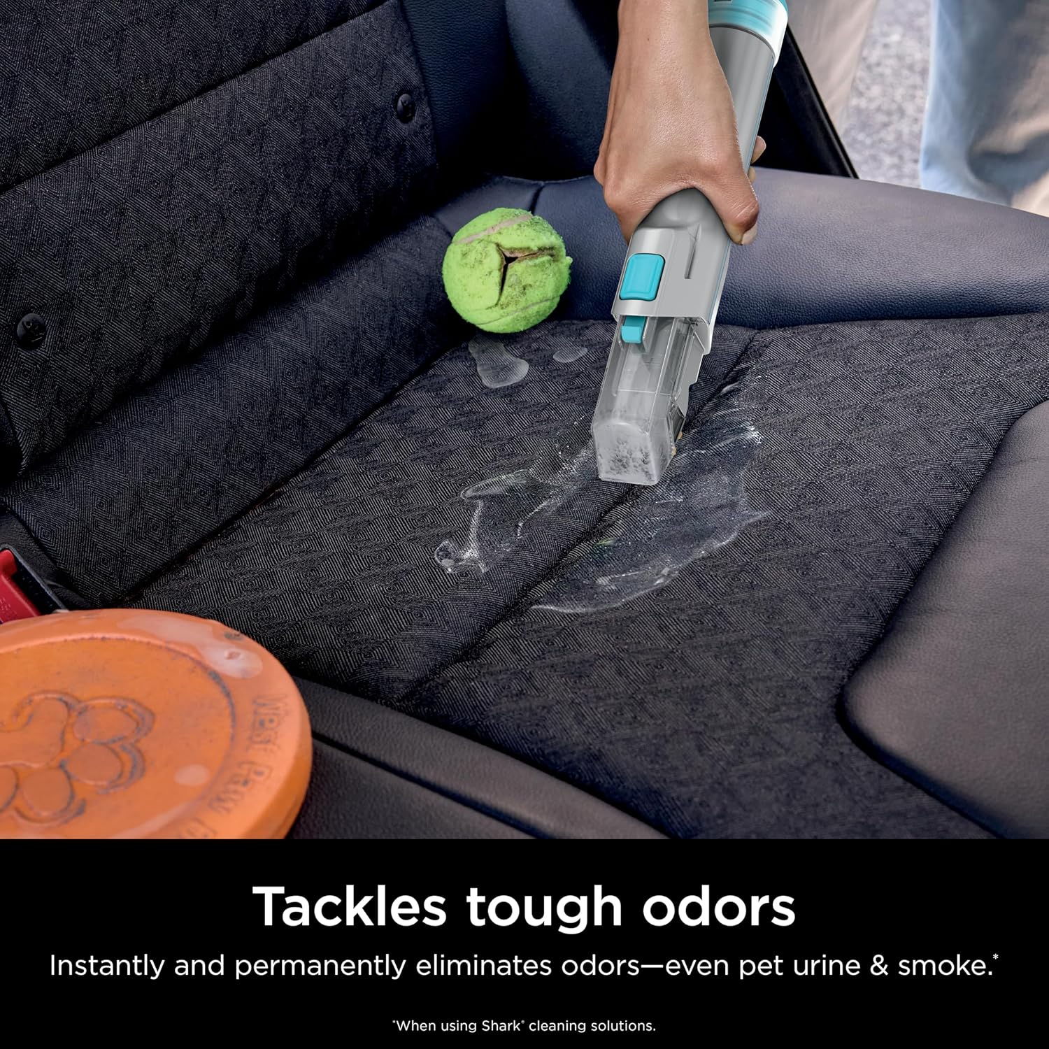 Shark StainStriker HairPro Portable Carpet, Upholstery & Area Rug Cleaner, Stain, Hair & Odor Remover, 3 Tools & dual activated Solution, Teal, PX253BRN