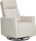 Dream On Me Oliver Swivel Glider with 360-Degree Swivel and Plush Corduroy Fabric, FSC Certified.