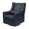 Babyletto Kiwi Electronic Power Recliner and Swivel Glider with USB Port in Performance Navy Eco-Twill, Water Repellent & Stain Resistant, Greenguard Gold and CertiPUR-US Certified